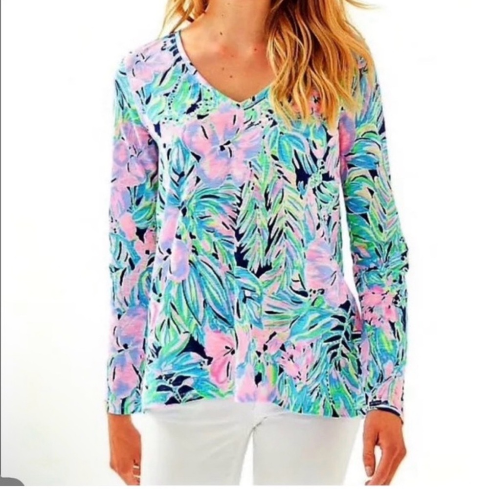 Lilly Pulitzer Etta Long Sleeve Top